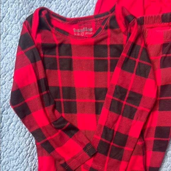 The Children's Place Red and Black Plaid Kids Matching Set - Picture 2 of 7